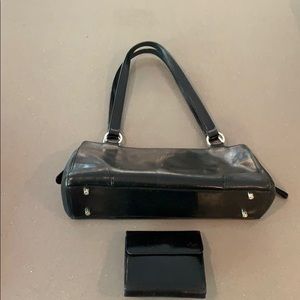 MONSAC shoulder bag and matching wallet